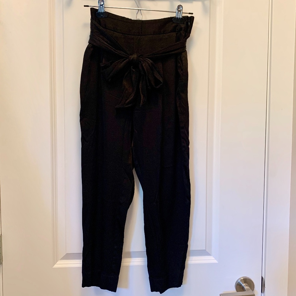 Ett:Twa Satin Tie Waist Pants from Anthropologie